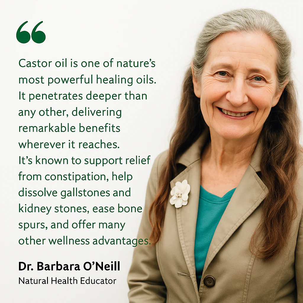 Vexivo | Cold Pressed Organic Castor Oil Roll-On in Amber Glass